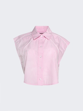 Cropped Button-up Shirt