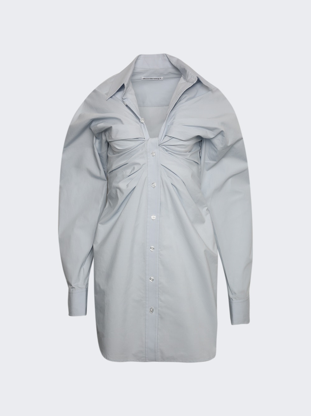 Twist Front Shirt Dress Xenon Blue | The Webster Twist Front Shirt Dress Xenon Blue | The Webster