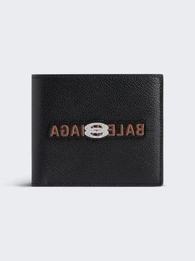 Cash Square Fold Wallet Black