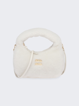 Sheepskin Handbag White