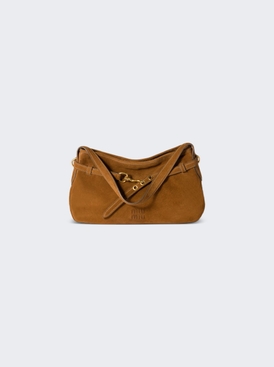 Aventure Suede Shoulder Bag Rovere Brown