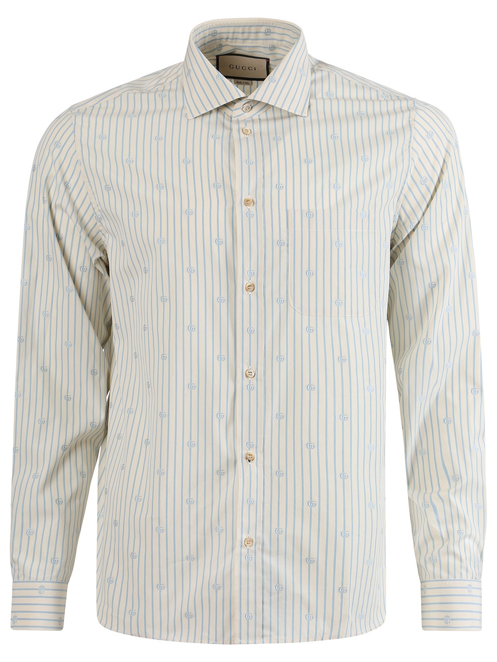 GG Stripe Fil Coupe Cotton Shirt | The Webster GG Stripe Fil Coupe Cotton Shirt | The Webster