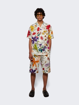 Love Parade Flora Print Cotton Shorts Multicolor secondary image