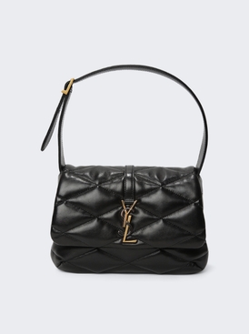 Le 5 a 7 Quilted Hobo Bag Black
