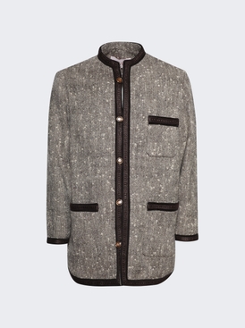 English Chevron Jacket Brown