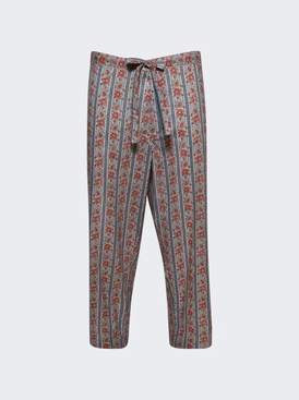 Muslin Pants Blue And Red