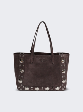 Medium NellcÔte Suede Shopping Tote Testa Di Moro