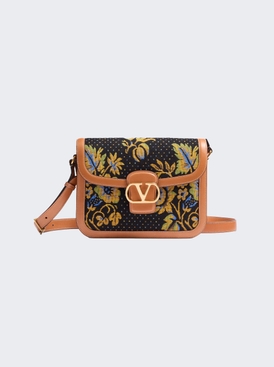 9to5 Shoulder Bag Camel And Jacquard