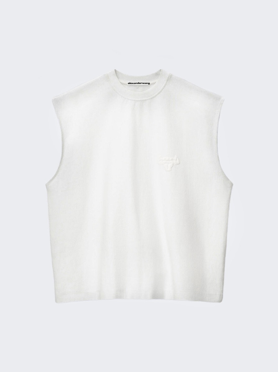 Beefy Graphic Muscle Tank White | The Webster Beefy Graphic Muscle Tank White | The Webster
