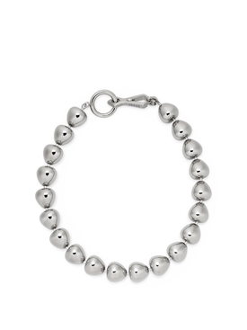 LOVE PARADE Silver Bead Necklace