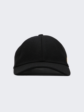 felt baseball cap Black