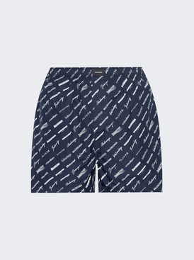 Logo Shorts Marine Blue