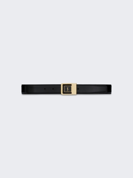 La 66 Buckle Belt In Lacquered Leather
