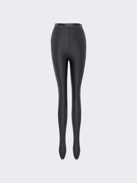 Shiny Jersey Tights Black