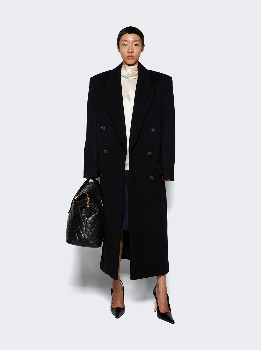 Double Breasted Coat Black | The Webster Double Breasted Coat Black | The Webster