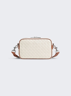 Small Intrecciato Camera Bag White