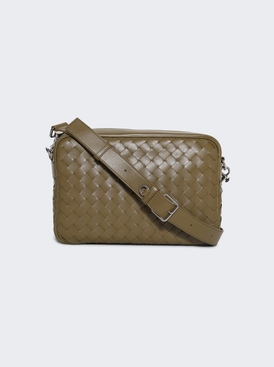 Intrecciato Camera Bag Algae