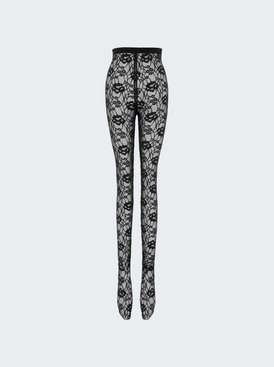 Legging Tights in Stretch Lace Black