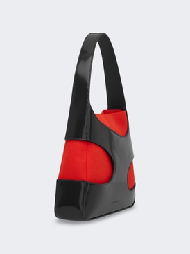 Shoulder Bag With Cut-out Detailing Red