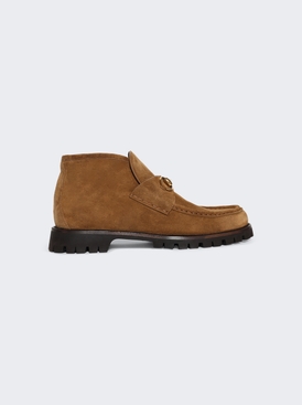 Horsebit Ankle Boot Taupe