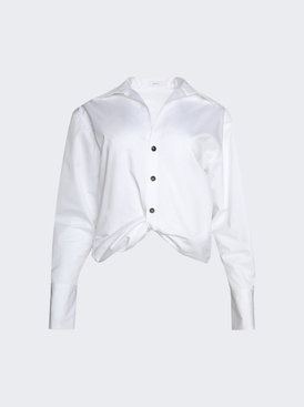 Knotted Shirt White