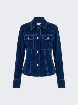 Trucker Jacket Dark Teal Blue