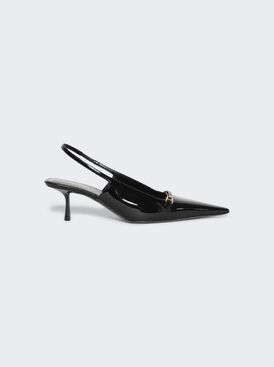 Patent Leather Carine Slingback Pumps