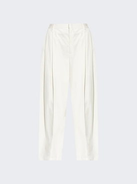 Light Cotton Twill Tapered Trousers Frosting