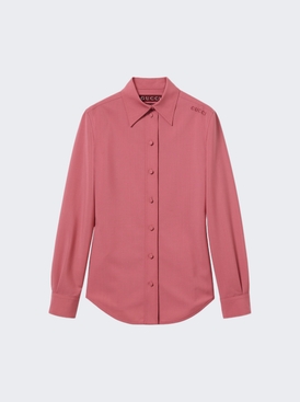 Wool Mohair Shirt Vivid Blush