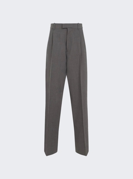 Light Wool Stretch Tricotine Two Pleat Trousers