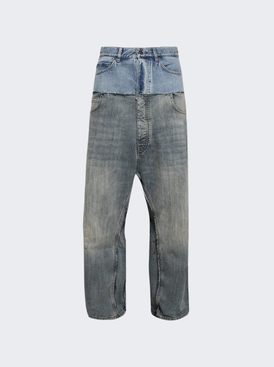 Cut Up Jeans Iced And Stained