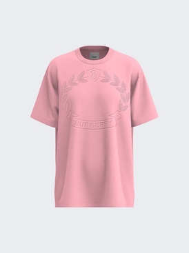 Oak Leaf Crest Oversized T-shirt Candy Pink