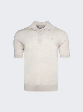 Wool Polo Shirt Nutmeg