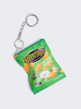 Chips Keyring Green