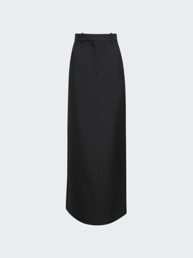 Roux Wool Skirt Dark Charcoal