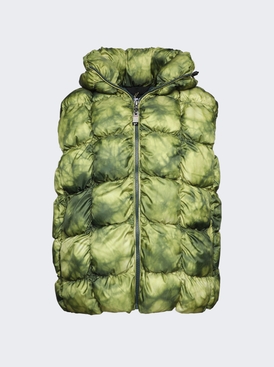 W-Ralle-SL Smocked Padded Ripstop Jacket Green