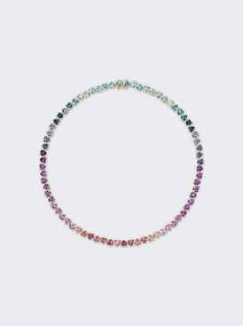 I Heart California Necklace Semi-precious Stones