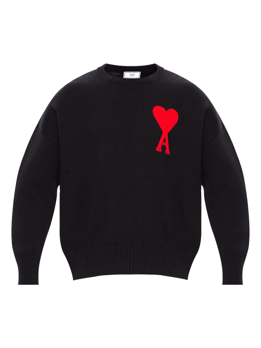 Oversize Ami De Coeur Crewneck Sweater Black | The Webster Oversize Ami De Coeur Crewneck Sweater Black | The Webster