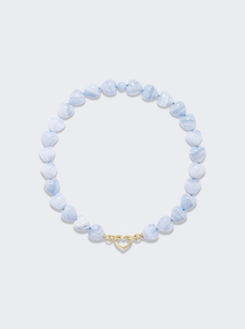Oversized Heart Beads 18k Yellow Gold