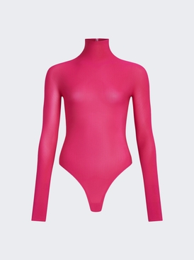 High Neck Bodysuit Fuchsia