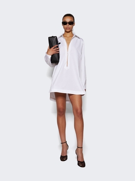Tunic Shirt Dress White
