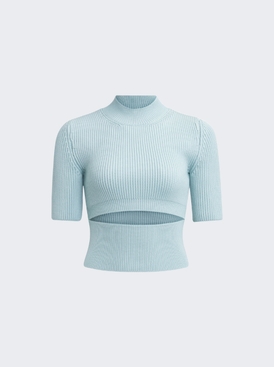 Slit Crop Top Menthe