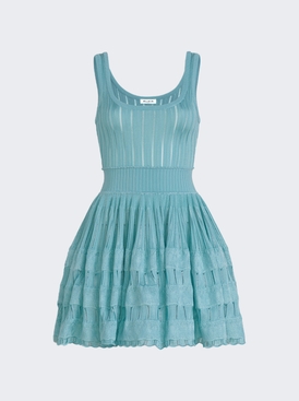Fluid Skater Dress Menthe