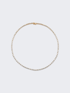 Baguette Circle Choker 18k Yellow Gold