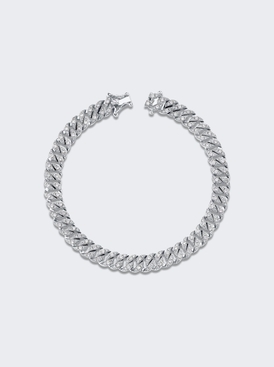 Small Pave Havana Bracelet 18k White Gold