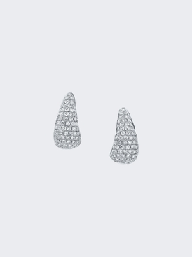 Small Diamond Claw Earrings