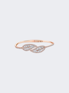 Baguette Diamond Leaf Bracelet