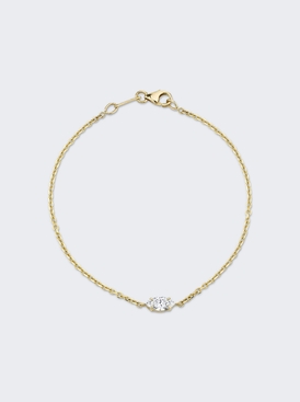 Marquis Diamond Chain Bracelet 18k Yellow Gold