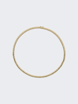 Plain Square Choker 18k Yellow Gold