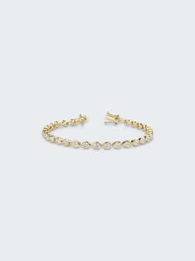 Pear Diamond Bezel Tennis Bracelet